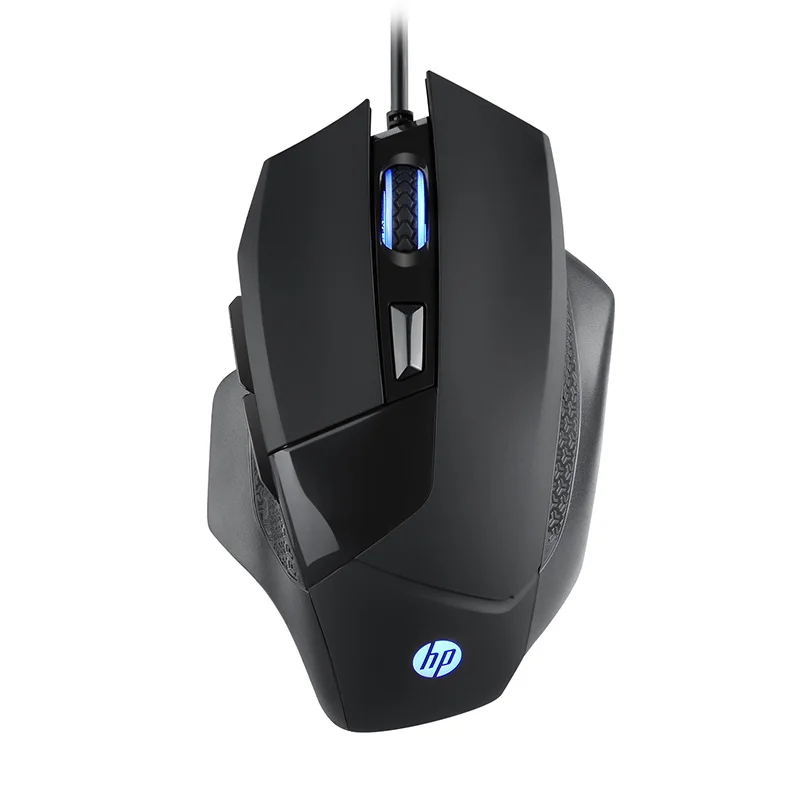 Оригинальная игровая мышь hp G200 Белый/Черный проводной оптический USB 500-4000 dpi 6 Электронная Кнопка спортивные компьютерные мыши - Цвет: G200-Black