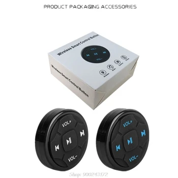 

Universal Car Steering Wheel Wireless Bluetooth Remote Control Media Button for Mobile Phone Controller Car Kit S24 20 Dropship