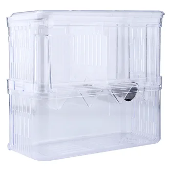 

Small Fish Hatching Isolation Box Acrylic Fish Tank Box Guppy Breeding Box Delivery Room Aquatic Pet Supplies