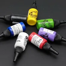 Новое поступление, 7 цветов, 0,5 унций, профессиональный Пигмент чернил для татуировки, набор 15 мл для игл для татуировки, поставка