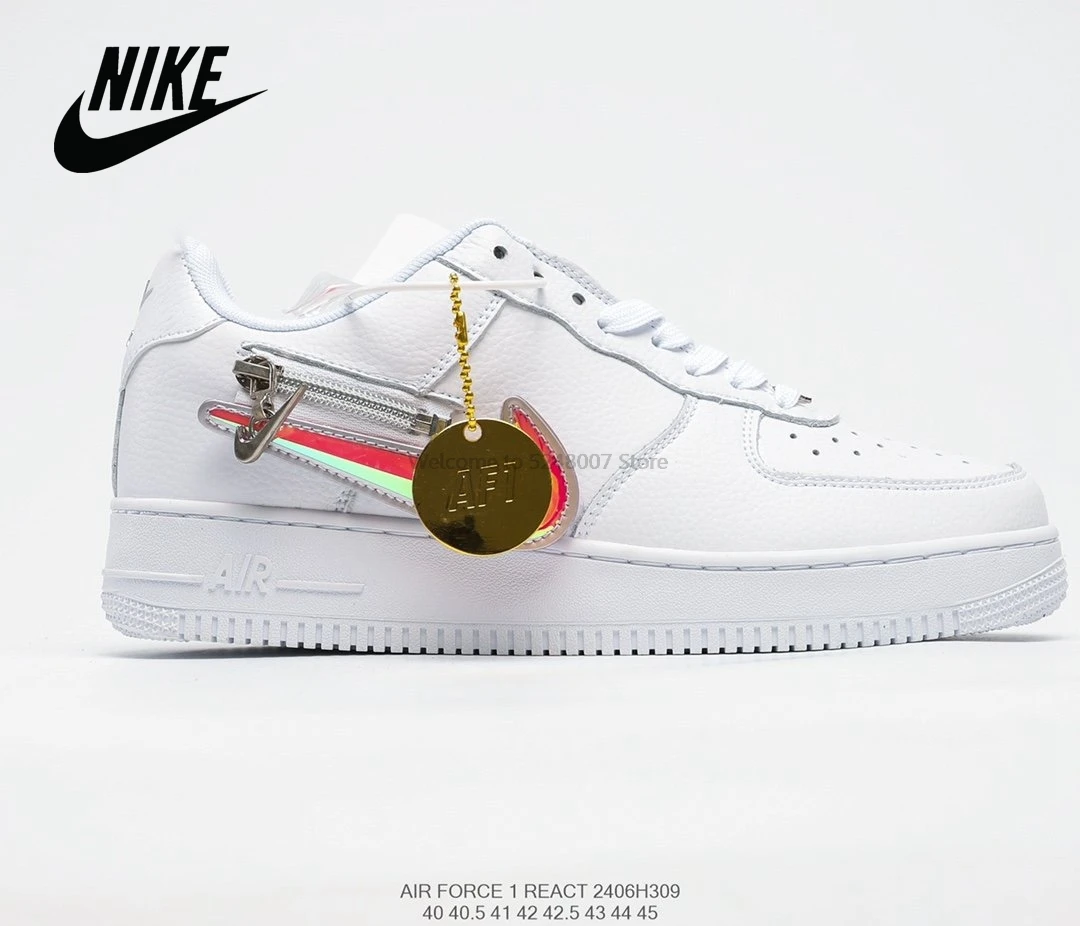 Мужские кроссовки с низким берцем Nike Air Force 1 ✇ LV8 разноцветные флуоресцентные