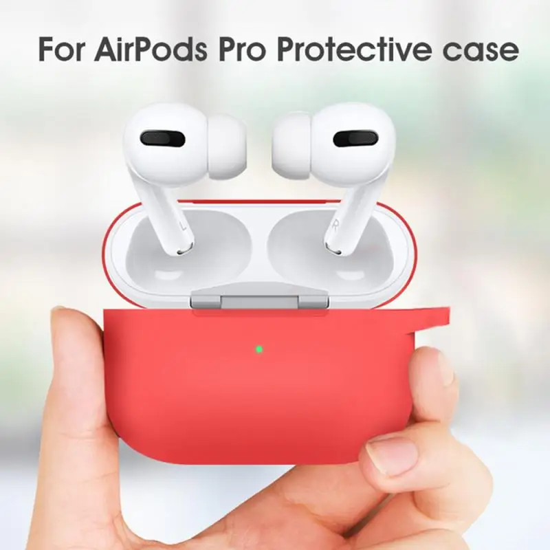 Для AirPods Pro беспроводной Bluetooth зарядный чехол силиконовый защитный кожаный чехол Аксессуары для Airpods зарядная коробка
