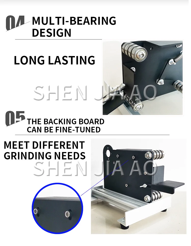 30-795 small household abrasive belt machine 180W polishing belt type grinding b