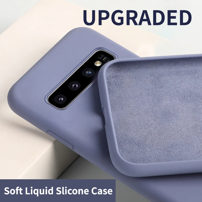 Силиконовый чехол для Samsung Galaxy S10 с полным покрытием S8 S9 S20 Plus S10e Note 10 A6 A71 A80 |