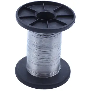 

30M 304 Stainless Steel Wire Roll Single Bright Hard Wire Cable, 0.3Mm