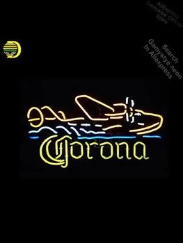 

Neon Signs for Coron Seaplane plane Handcrafted Neon Bulbs sign Glass Lighted Garage Signs bud light neon sign Shops Display