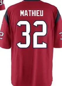 10 DeAndre Hopkins jersey 87 Demaryius майка Thomas 4 Deshaun Watson 99 J.J. Ватт 32 Tyrann Mathieu 90 Clowney майки - Цвет: Red  dezhouren