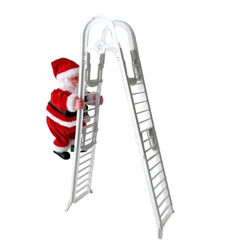 

Mr. Christmas Climbing Santa Holiday Decor Red for Christmas Tree Hanging House Decorations