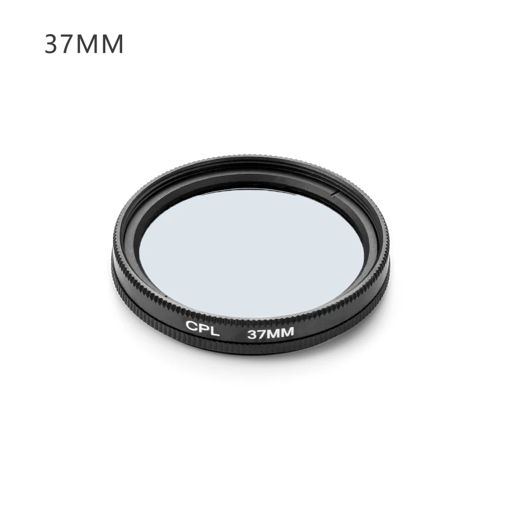 37MM Камера аксессуары для цифровой зеркальной камеры Canon Nikon DSLR Камера объектив поляризационный фильтр CPL 37/49/52/55/58/62/67/72/77/82 мм - Цвет: 37MM