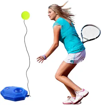 Tennis Trainer Rebounder Baseboard with Long Rope Perfect Solo  Self-Study Equipment Practice Training 5