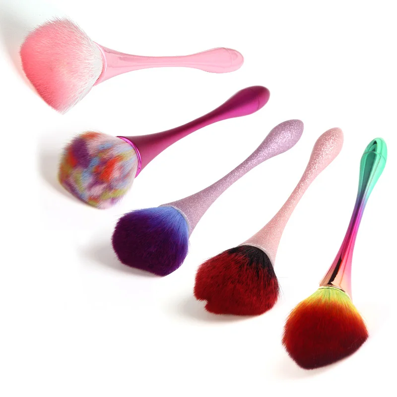 CYSHMILY 13Colors Nail Brush Soft Colorful Art Remove Dust Cleaning Care For Manicure Pedicure Tools | Красота и здоровье