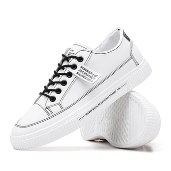 

2020 new Men Vulcanized Sneakers Shoes Mens White Daily Footwear Male Fashion Lace Up Sport Shoes Outdoor Jogging Walking Shoes