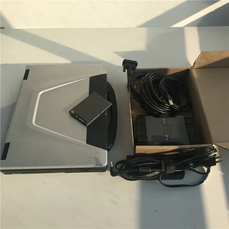Топ mb star diagnosis сканер mb c6 с программным обеспечением ssd,09 v in CF-52 ноутбук 4G toughbook для mb star c5 DOIP VCI полный комплект
