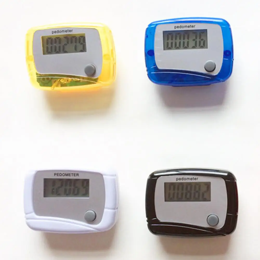 Step Counter For Walking Multifunctional Pedometer With Clip 55mm Large  Screen With Clock Accurate Step Counter Walking Distance - AliExpress