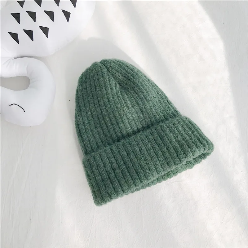 USPOP, новинка, зимние вязаные шапки skullies для женщин и мужчин с бархатной подкладкой, шапки унисекс, толстые теплые мохеровые шапочки