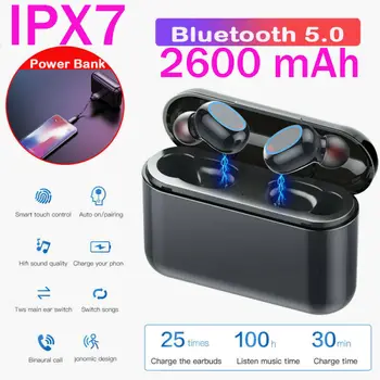 

Bluetooth 5.0 True Wireless Earbuds Sports Headsets Noise Cancelling Headphones