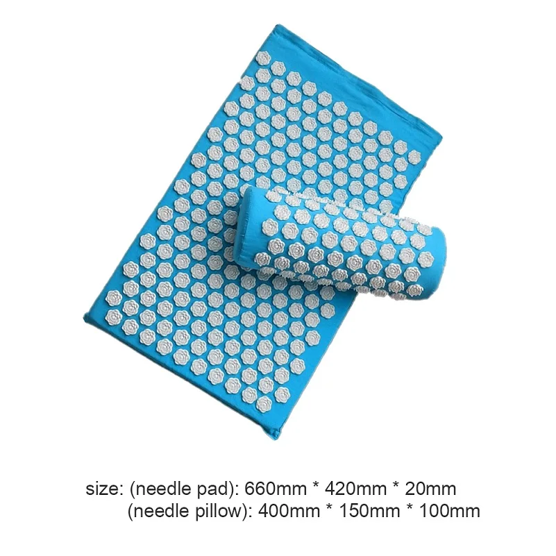 D add Pillow Bag 18 Массажная подушка, массажный коврик для йоги, акупрессура, облегчающий стресс, боль в спине, шип, коврик для йоги, акупунктурный коврик с подушкой Feminina - Цвет: D add Pillow Bag 18