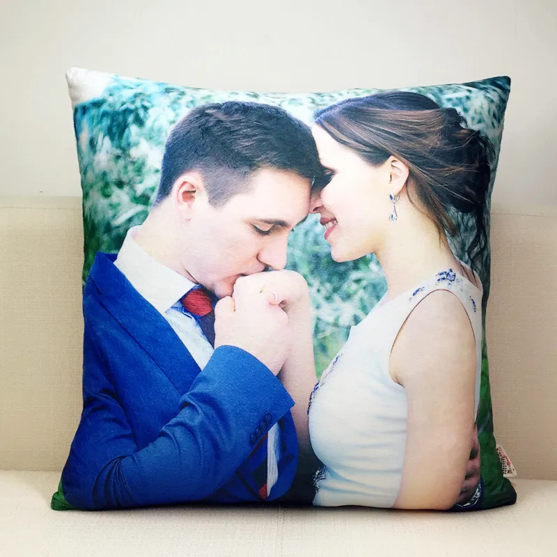 Photo Customization Square Cushion Stuffed dog Pillow Sofa Car Decorative Christmas Gift Couple photo pillow Baby photo cushion 2