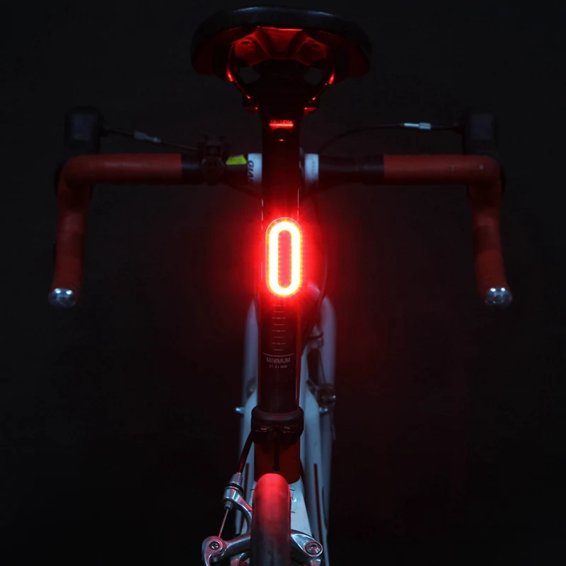 Велосипедный светодиодный задний фонарь USB Перезаряжаемый задний фонарь для велосипеда водонепроницаемый Предупреждение ющий световое