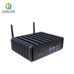 Qinlan дешевый i3 5010U бродуэлл Мини-ПК Оконные рамы 10 Barebone компьютер Intel Core i3 2.1 ГГц HD 5500 Графика HTPC WiFi HDMI