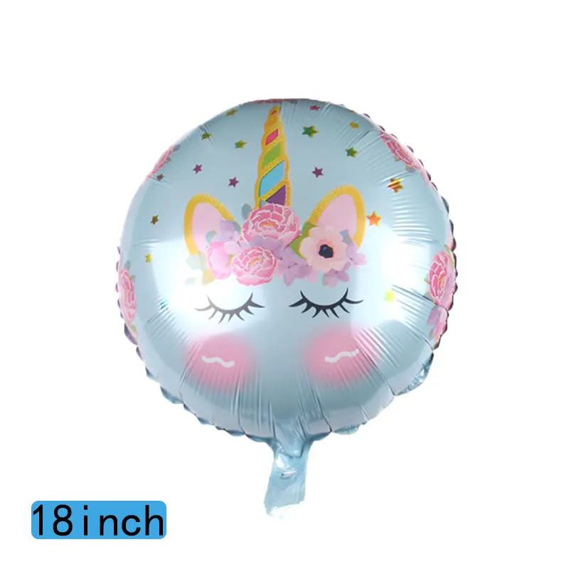 balloon Бумажный подарочный пакет с единорогом на день рождения, вечерние подарочные упаковочные бумажные пакеты с единорогом, коробка для конфет с попкорном для детского дня рождения - Цвет: balloon