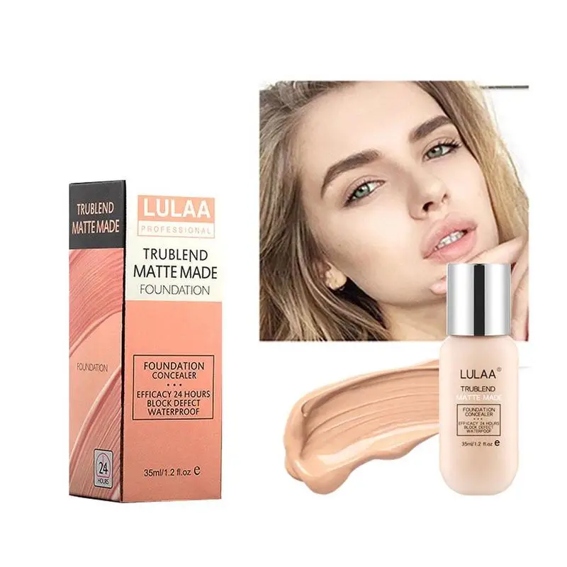 

35ML Foundation Cream For Female Long-Lasting Waterproof Oil Control Brighten Skin BB CC Cream Foundation Concealer