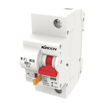 

1P Mini WiFi Intelligent Circuit Breaker with Energy Monitoring Meter Function Works with Alexa and Google Home Circuit Breaker