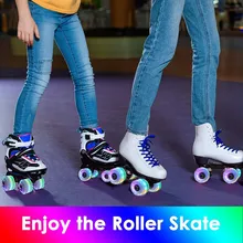 4 Roller Skating Wheels with Bearings Flashing LED Light Up Skateboard Wheels for Outdoor Asphalt Roads Park Rollers for skating