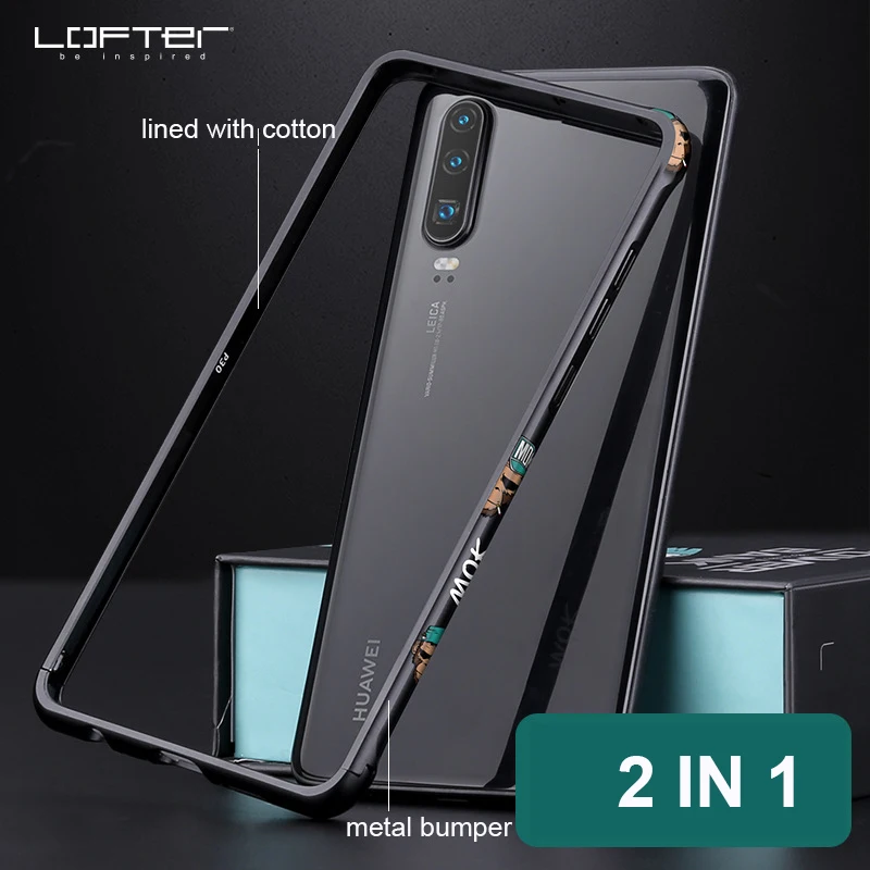 Cena Fajne metalowe telefon zderzak dla Huawei P30 telefon etui na Huawei P30 Pro, odporna na wstrząsy, ochronna aluminium silikon osłona ramy Coque