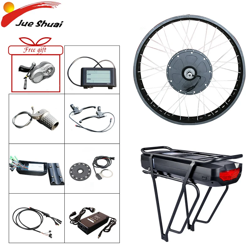 Best Price Electric Bike Conversion Kit 48V1000W Ebike Rear Rack Battery 21.5AH Rear Electrico Motor Wheel Kit Electrico Bicicleta Eletrica Best Price Electric Bike Conversion Kit 48V1000W Ebike Rear Rack Battery 21.5AH Rear Electrico Motor Wheel Kit Electrico Bicicleta Eletrica