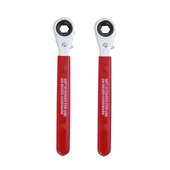 

Car Styling Reversible Hex Head Battery Bolt Side Battery Wrench Terminal Battery Ratchet Wrench 5.5In/14 cm Long Insulated Hand