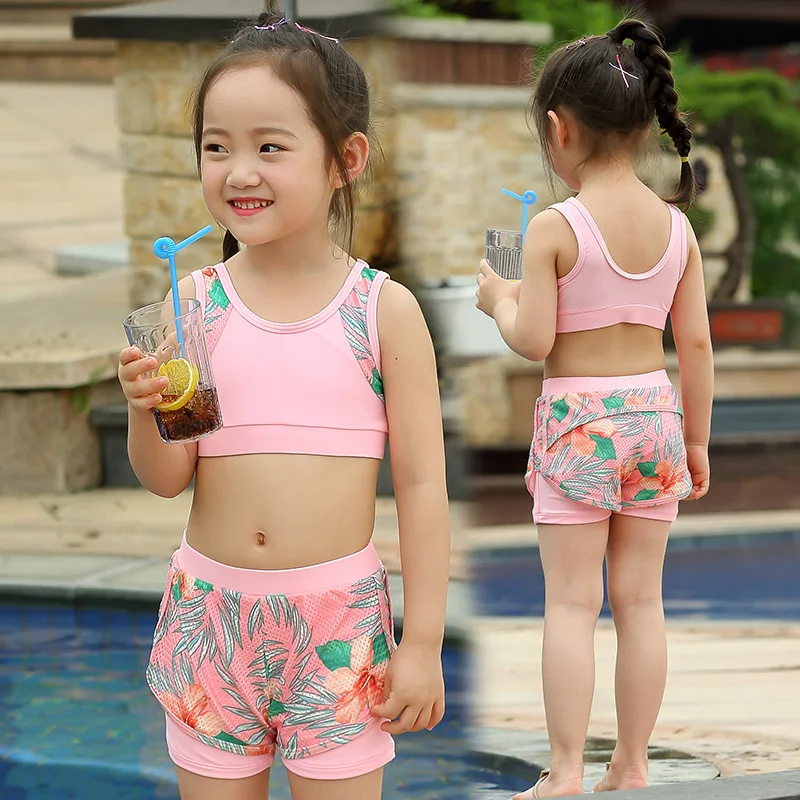 Детский купальный костюм для девочек из 3 предметов; детский купальный костюм для девочек; купальный костюм для маленьких детей; пляжная одежда; морской костюм; UPF50