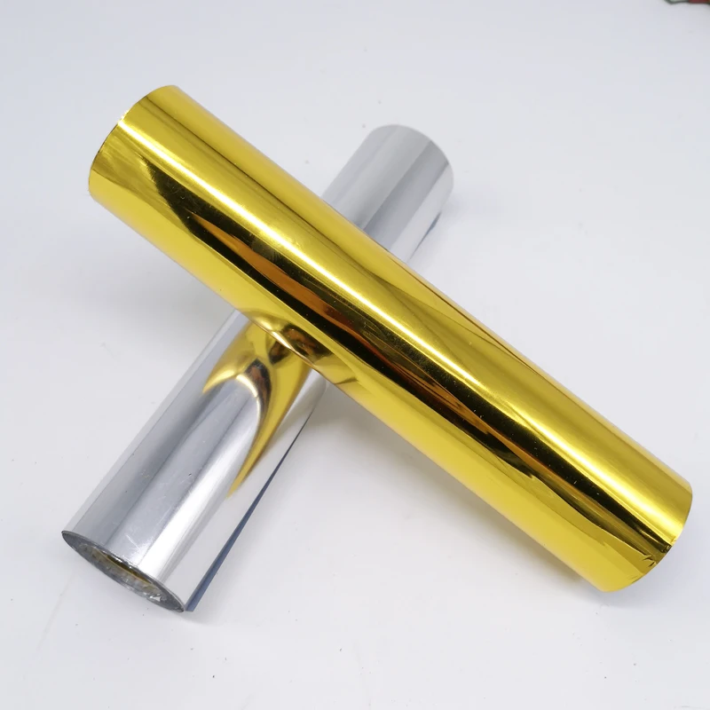 80 м/рулон золотистая Серебристая Фольга для горячего тиснения бумажные рулоны