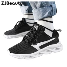 Fashion Men's New Mesh Breathable Non-Slip Wear-Resistant Outdoor Casual Lace Up Trainers Sports footwear Walking Shoes#g4