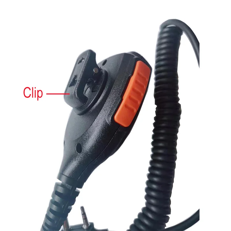 WURUI 2-контактный PTT непромокаемые мини Динамик микрофон для KENWOOD RETEVIS BAOFENG UV-5R UV-82 888S двухстороннее радио иди и болтай Walkie Talkie