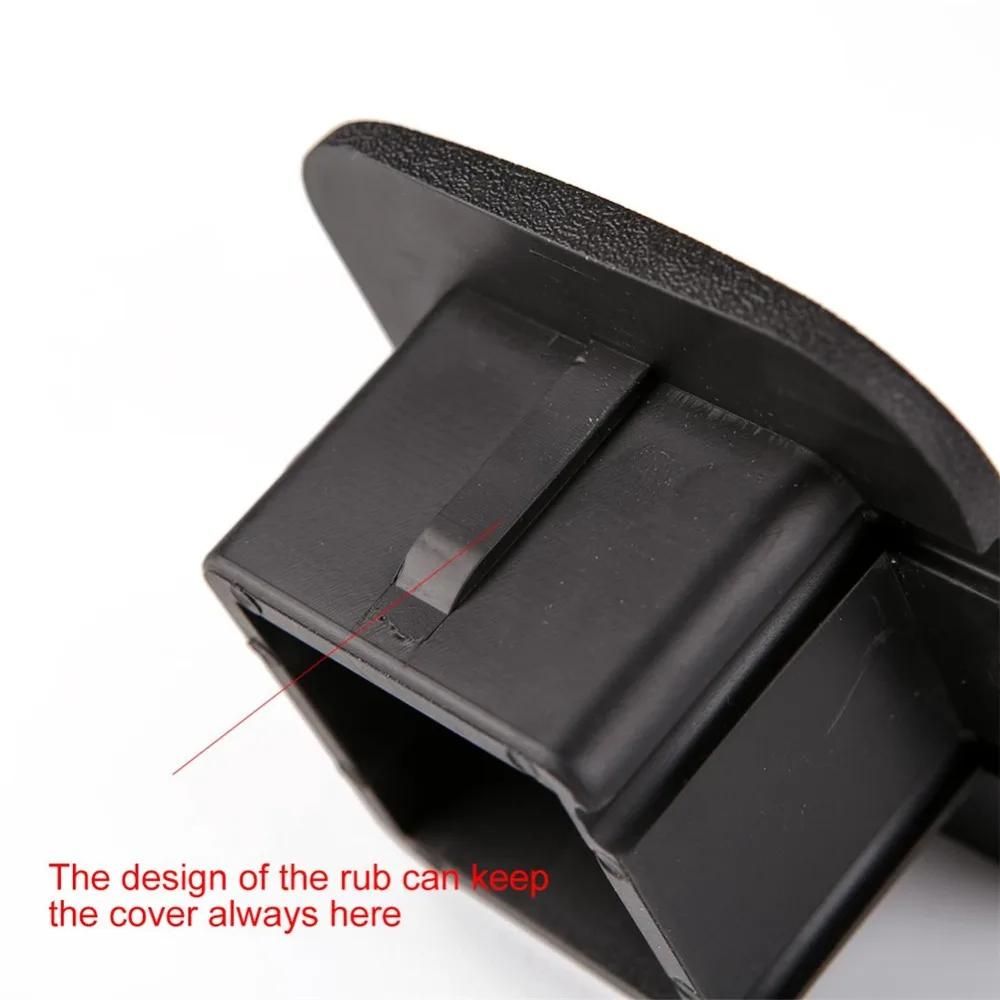 Plug Cap Insert 2 Pack Receiver Tube Cover Black Receiver Hitch Cover 2 Inch Trailer Hitch Cover for Toyota Mercedes Mopar Audi F150 Ford GMC Truck Chevy Jeep Lexus 4runner Porsche