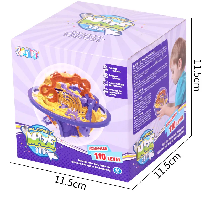 Винт вызов версия Фэнтези интеллект мяч 3D НЛО Perplexus 101206 английский высокий заказ скидка 110