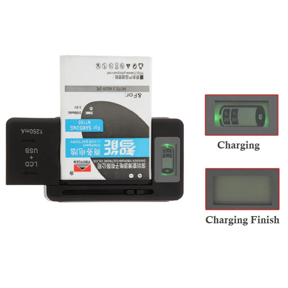 Charger Adapter Battery Charger Power Supply Adapter Battery Charger Adapter Mobile Battery Charger Universal LCD Indicator Screen
