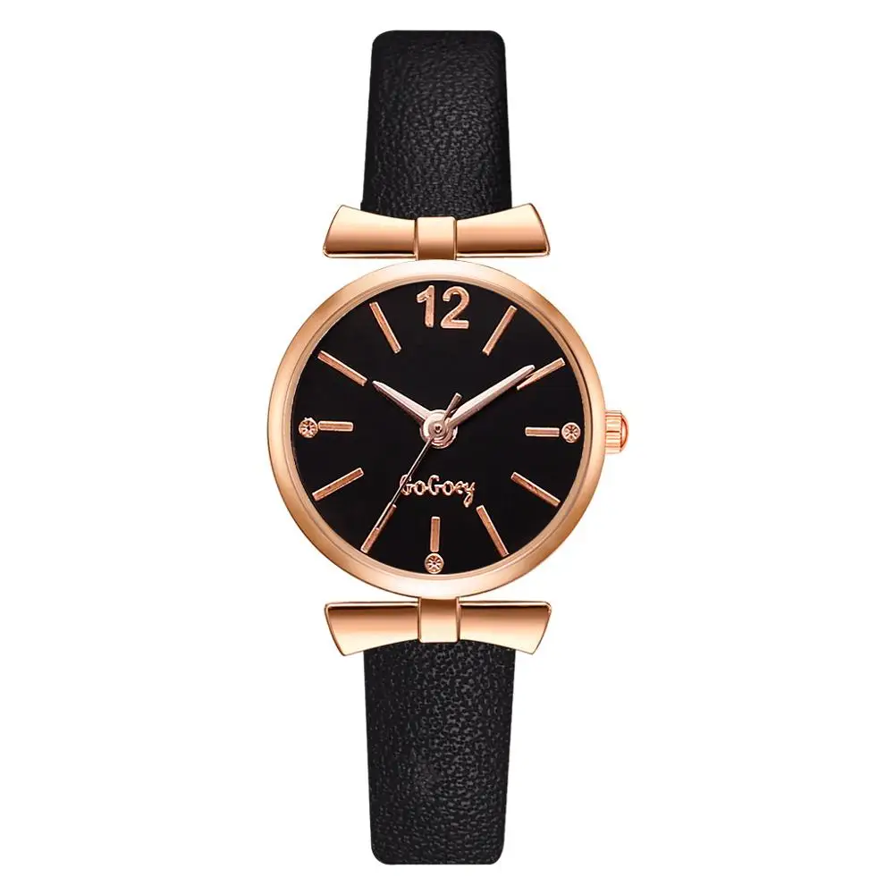 214.0руб. 31% СКИДКА|Роскошный женский браслет наручные часы небольшой циферблат Мини женские модные кварцевые часы Элегантные женские наручные часы с бантом кожаные часы-in Женские часы-браслет from Ручные часы on AliExpress 