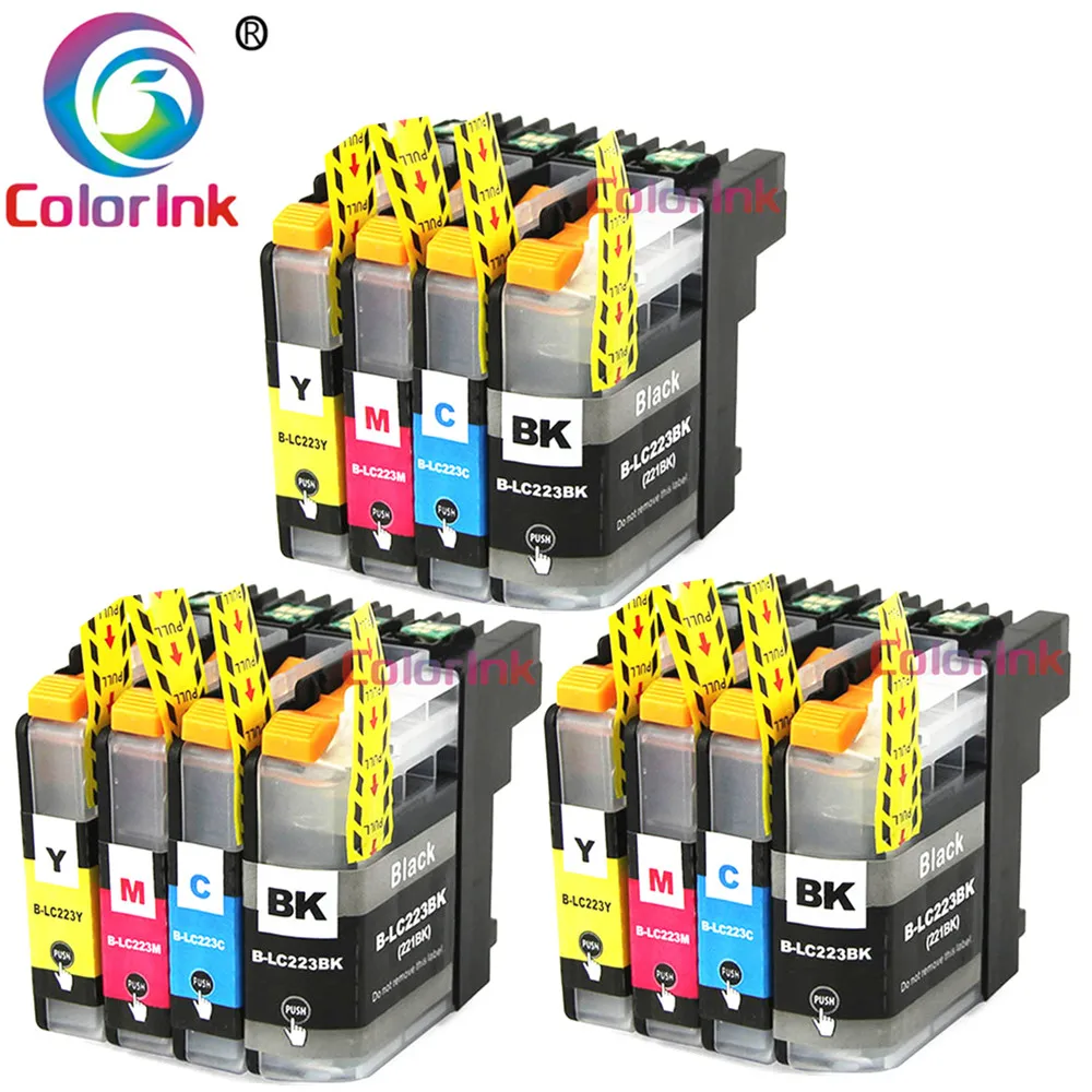 

ColorInk LC223 223 For Brother LC223 ink cartridge for DCP-J4120DW MFC-J4420DW J4620DW 4625DW 5320DW printer ink cartridge