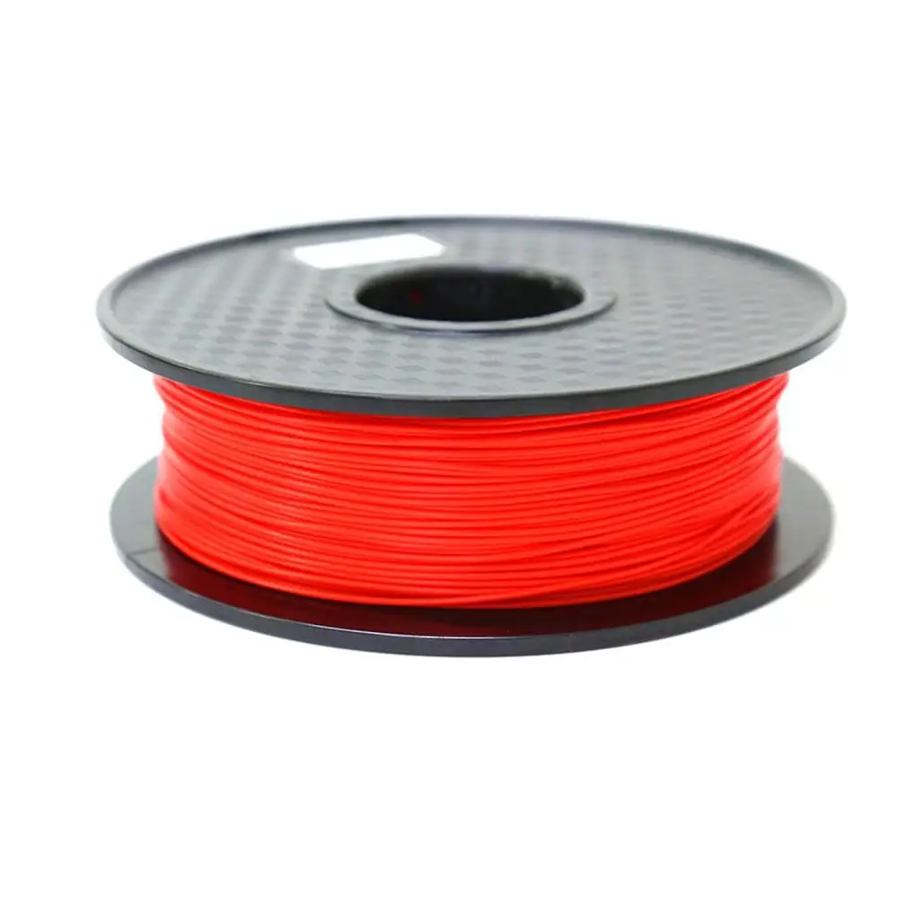 Ярко-красный 3D печать нити PETG 1,2 кг PLA ABS принтер+ ракетка для пинг понга волокна - Цвет: Ярко-красный