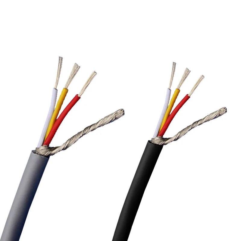 UL 2547 4 Core 26AWG Copper Wire Shielded Audio Headphone Signal Cable 1M/5M/10M/30M 300V Hot Cables Wires Color: 5M Mercury_Group Connectors