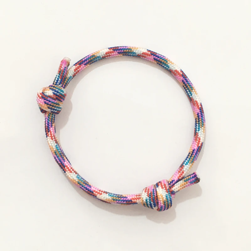 Light Purple Kpop IKON Ким ханбин Б. И плетеные браслеты Цепочка ювелирные изделия Плетеная Ручная Веревка Пояс реквизит подарки ручной работы - Окраска металла: Light Purple