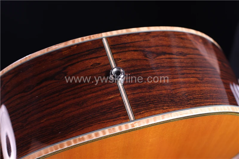 ST. PAUL SCG-60C 4" твердая Золотая сандаловая Акустическая гитара, акустическая электрогитара