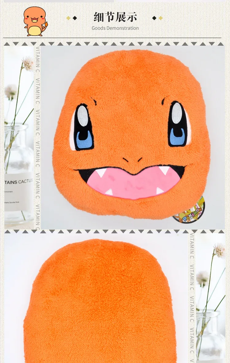 Такара TOMY Покемон Пикачу Charmander Eevee Bulbasaur Подушка животных плюшевые игрушки для детей