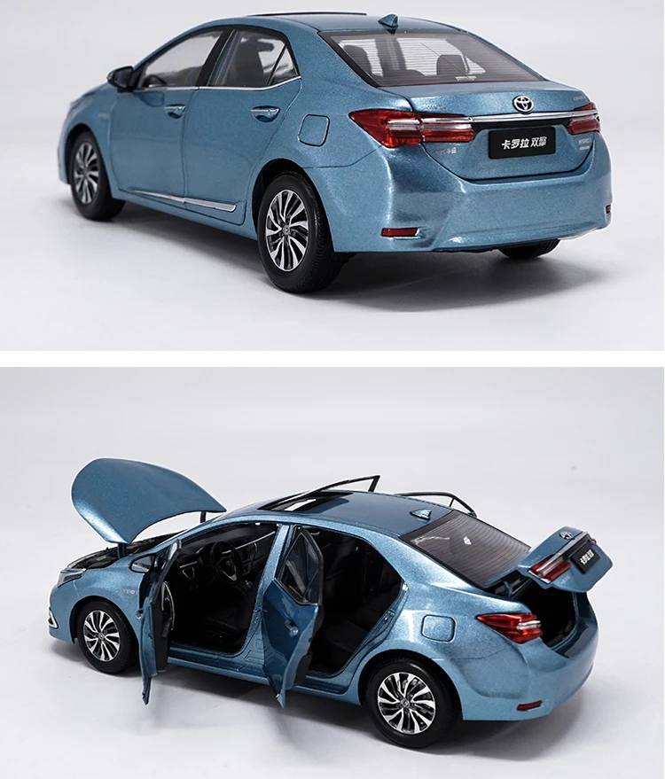 1:18 TOYOTA COROLLA литая под давлением Модель автомобиля игрушки Металлическая Модель автомобиля оригинальная коробка