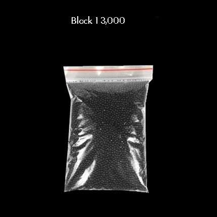 Black 13000 шт./упак. воды растет кристаллическая почва наполнитель водные бисеры гель жемчуг для вазы для цветов цветочное украшение для свадьбы и торжества, 14 цветов - Цвет: Black