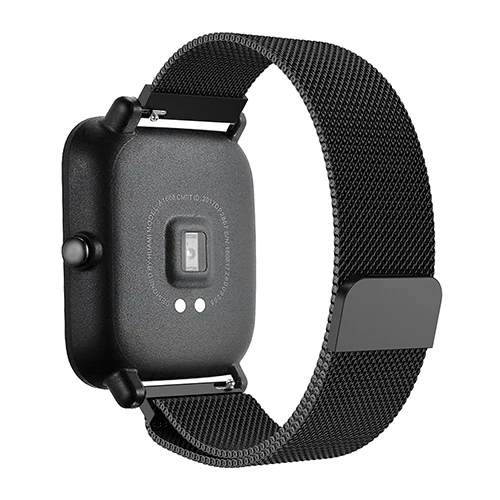 Series2 B Металлический Миланский ремешок для Huami AMAZFIT Bip, 20 мм, сетчатый Браслет из нержавеющей стали, ремешок для часов, магнитный ремешок, сменные часы - Цвет: Series2 B