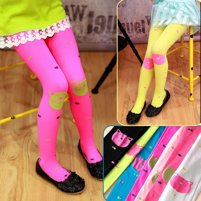 New Hot children Girl Pantyhose dance High Quality Velvet Cute bear Tights for girls baby kids Pantyhose Spring Summer Stocking