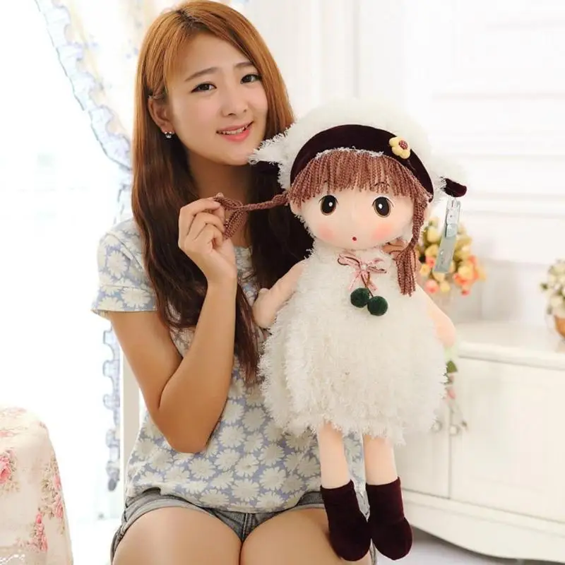 

Cute Soft Girls Stuffed Dolls Rag Doll Cute Plush Model For Children Birthday Christmas Gift Lovely Dolls Toys For Kids 20/38/4